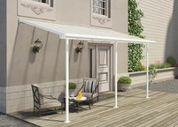 Алуминиев навес за тераса Sierra Palmar - Canopia 2,3 x 4,6 м бял