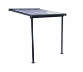 Алуминиев сенник за тераса Sierra Palram - Canopia 2,3 x 2,3 м сиво