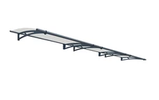 Алуминиев сенник за врата Aquila 4.5 m Palram - Canopia антрацит