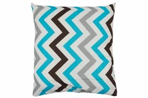 Декоративна възглавница 45x45 ТЮРКОАЗ КАФЯВ ZYG ZAK