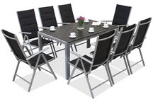 Градински комплект от алуминиев polywood Verona Garden Point за 8 души