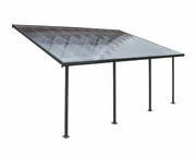 Сенник за тераса Feria Palram - Canopia 4 х 6,06 м сиво