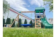 Дървена детска площадка с кула Buckley Hill