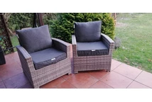 Комплект фотьойли от полиратан Parma grey Garden Point