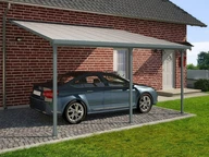 Алуминиев навес за автомобили Feria Palmar - Canopia 3 x 5,46 м сив