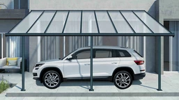 Алуминиев навес за автомобили Sierra Palram - Canopia 3 x 6,1 м сив
