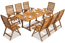 Дървени градински мебели Birma/Bombaj 8 Garden Point