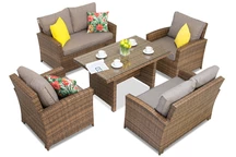 Комплект градински мебели Parma Apetito 6 bronze Garden Point
