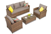 Комплект мебели за градина Parma Coffee 5 кафяв Garden Point