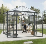 Шестоъгълна поликарбонатна оранжерия Oasis 3,6 м Palram - Canopia