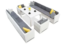 Техноратанов комплект с два големи дивана Colorado Apetito Max 12 бял Bica