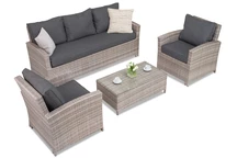 Техноратанови градински мебели Parma Coffee 5 сив Garden Point