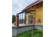 Зимна градина Veranda Sanremo Palram - Canopia 3 x 3 m сива