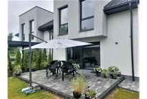 Градински чадър Siena 3х3м Garden Point сив 