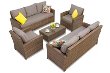 Комплект мебели за градина Parma Coffee 8 кафяв Garden Point