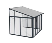Зимна градина Veranda Sanremo Palram - Canopia 3 x 3 m сива