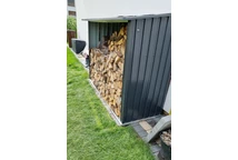 Метален дворен навес за дърва Ottawa 2,17 x 0,83 m StoreBoss антрацит