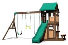 Дървена детска площадка с кула Lakewood