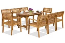 Дървени градински мебели Hanoi/Timor 8 Garden Point