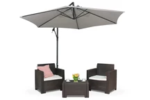 Градински чадър Naples ∅3m Garden Point сив