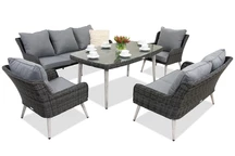 Градински мебели Bilbao Apetito 7 Garden Point антрацит