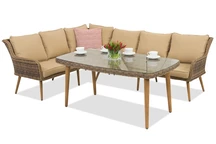 Градински мебели Bilbao Comida 5 Garden Point кафяв