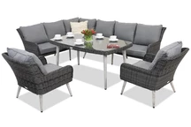 Градински мебели Bilbao Comida 7 Garden Point антрацит