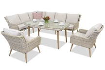 Градински мебели Bilbao Comida 7 Garden Point sand