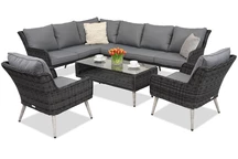 Градински мебели Bilbao Corner 7 Garden Point антрацит
