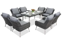 Градински мебели Bilbao Premium 8 Garden Point антрацит