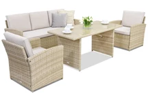 Градински мебели Monaco Apetito 5 Garden Point бежово