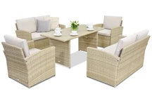 Градински мебели Monaco Apetito 6 Garden Point бежова