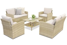 Градински мебели Monaco Coffee 6 Garden Point бежово