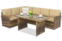 Градински мебели Monaco Comida 5 Garden Point кафяв