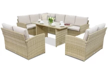 Градински мебели Monaco Comida 9 Garden Point бежово
