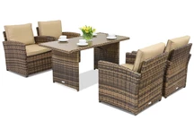 Градински мебели Monaco Premium 4 Garden Point кафяв