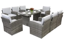 Градински мебели Monaco Premium 8 Garden Point сив
