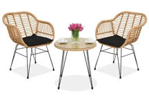 Градински мебели от ратан Malta 2 Garden Point бежово