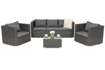 Градински мебели от техноратан Roma Coffee 5 Garden Point антрацит