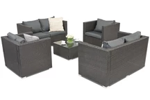 Градински мебели от техноратан Roma Coffee 6 Garden Point антрацит