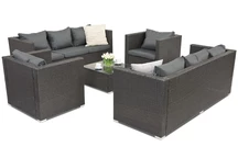 Градински мебели от техноратан Roma Coffee 8 Garden Point антрацит