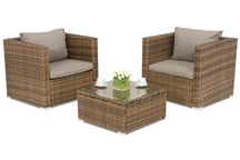 Градински мебели от техноратан Roma Terrace Garden Point кафяв