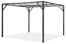 Рамка за метална терасна пергола Santorini 3 x 3m  Garden Point, aнтрацитна 