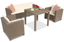 Техноратанов комплект Colorado Dallas Apetito 5 cappuccino Bica