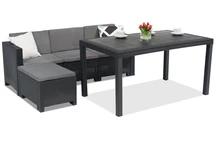 Техноратанов комплект мебели за почивка Colorado Relax Corner 4 антрацит Bica