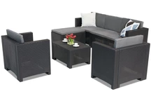 Техноратанов комплект мебели за почивка Colorado Relax Corner 6 антрацит Bica