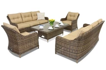 Техноратанови градински мебели Toledo Apetito 8 Lift Garden Point кафява