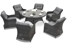 Техноратанови градински мебели Toledo Victoria 6 Garden Point антрацит