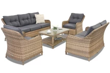 Техноратанови мебели Toledo Coffee 7 Garden Point cappuccino