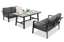 Алуминиеви градински мебели Sydney Apetito Comfort 4 Garden Point антрацит